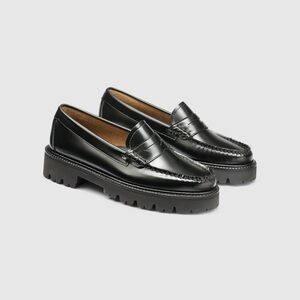 G.H. Bass & Co. Black Leather Loafers